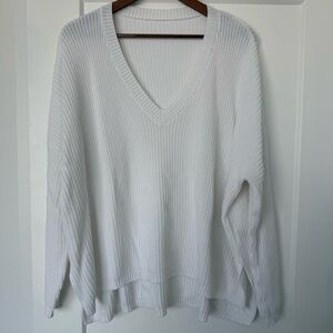 EUC Emma Knudsen Kate Sweater - White - Size Small